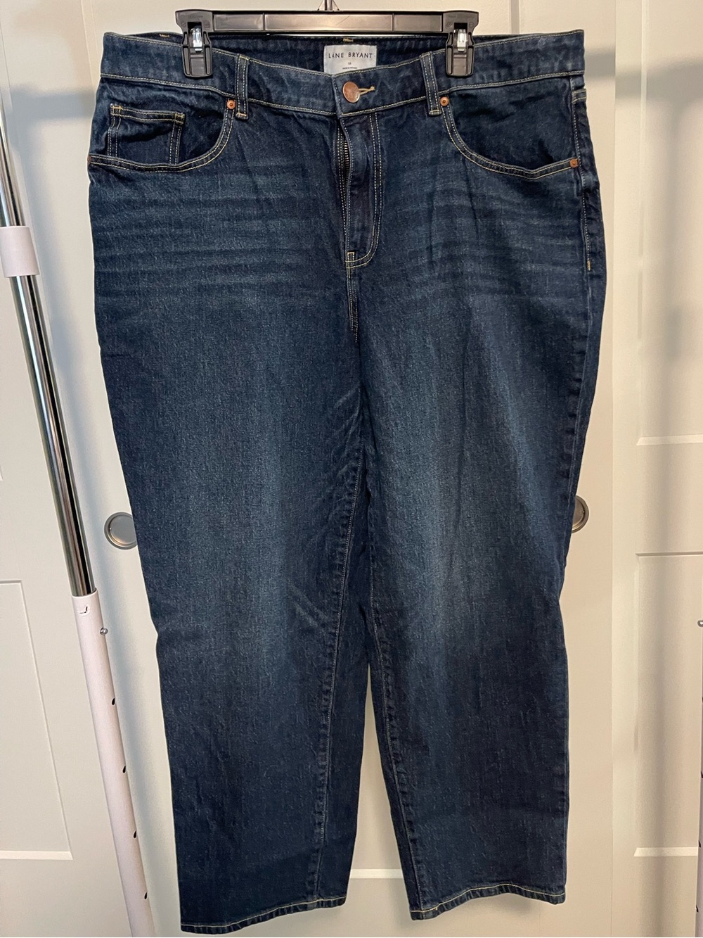Lane Bryant Signature Fit Mid-Rise Boyfriend Jeans Size 16 Flex Magic Waistband